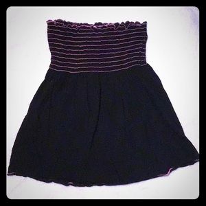 Black and Pink Tube Top